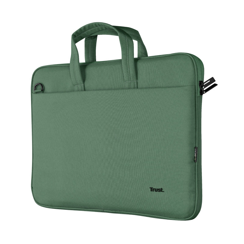 TRUST Bologna Eco-friendly Slim laptop bag for 16 inch laptops - Green