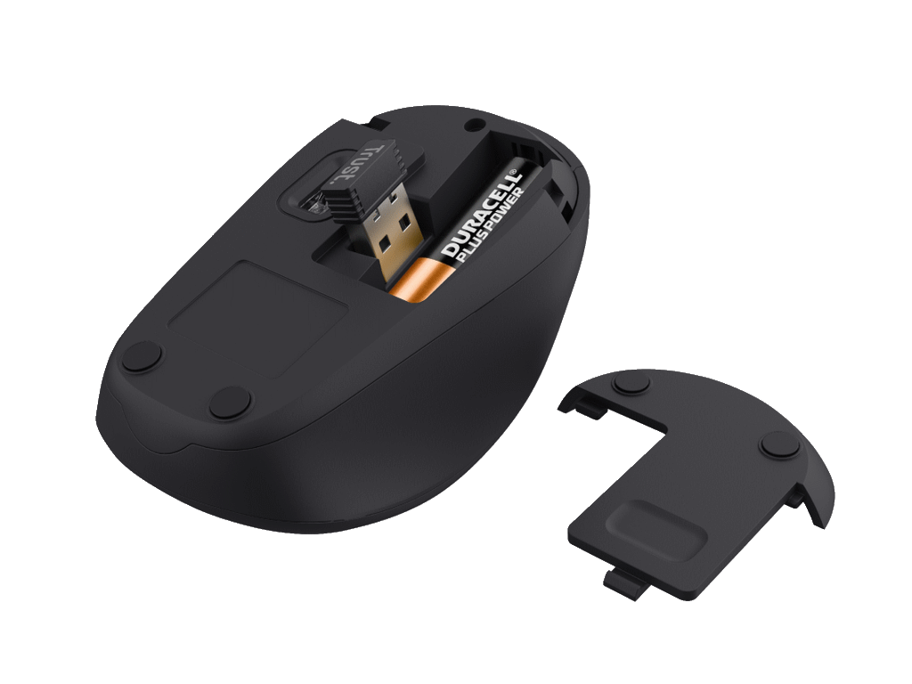 TRUST Yvi+ Silent Wireless Mouse Red DPI 800,1600