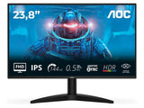 AOC IPS Gaming Monitor 24B36X, 23.8", Full HD 1920x1080, 144Hz, 0.5 ms, 1500:1, HDMI - DP