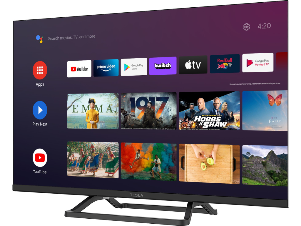 Tesla 24E632BHS LED TV 24" HD ready, Android 11 smart, Chromecast, DVB-2 - C - S2