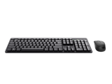 TRUST Ody II Silent Wireless Keyboard & Mouse set,US,Crna