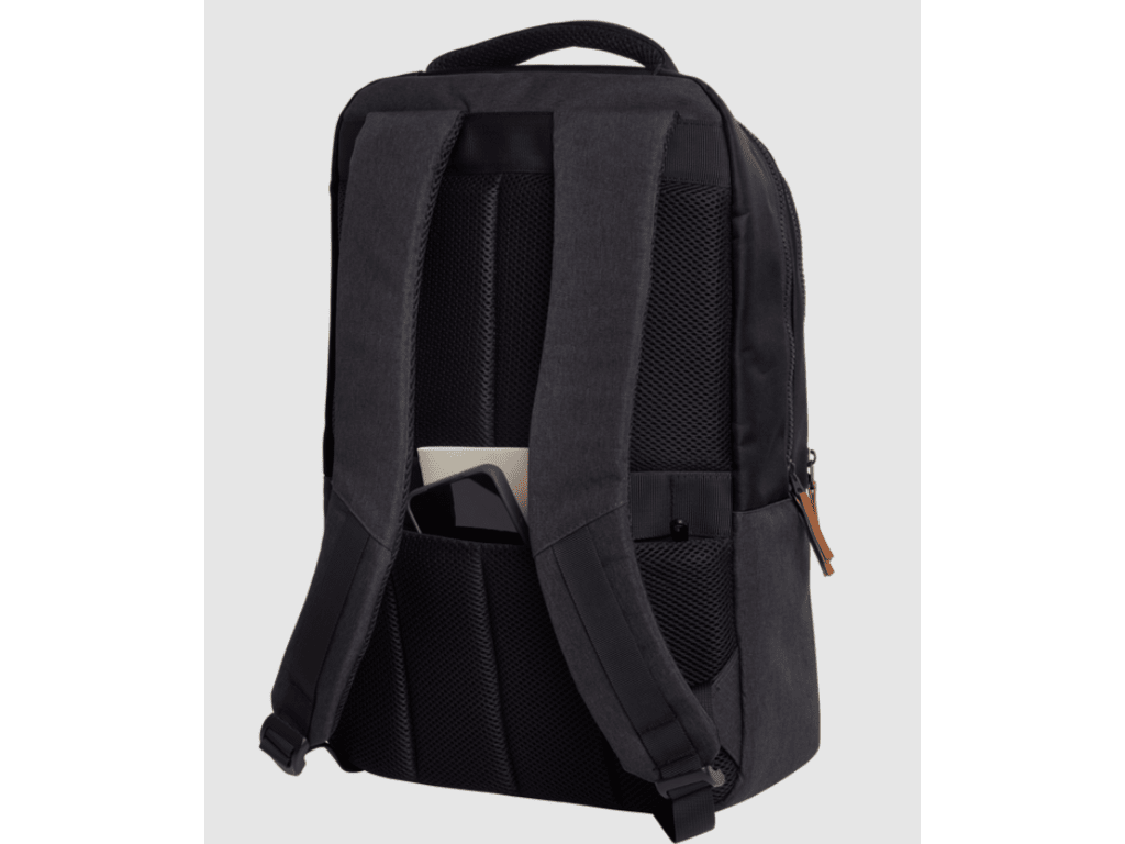 TRUST LISBOA 16" Laptop Backpack, 23 L, BLACK, polyester