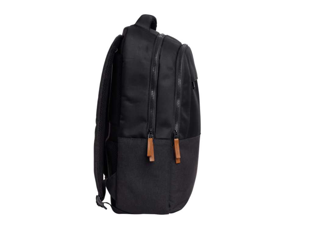 TRUST LISBOA 16" Laptop Backpack, 23 L, BLACK, polyester