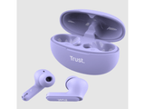 TRUST Yavi Bluetooth ENC Earbuds purple,USB-C