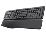TRUST Keyra Ergonomic multidevice wireless keyboard US