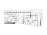 TRUST Ody II Silent Wireless Keyboard & Mouse set optical white US