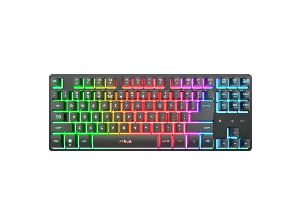 TRUST GXT 831 Thado TKL Wireless Gaming Keyboard - USB-A - Illuminated - US