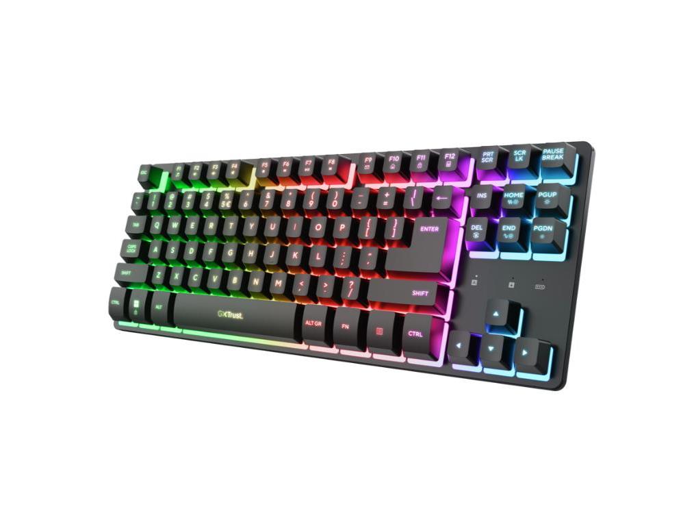 TRUST GXT 831 Thado TKL Wireless Gaming Keyboard - USB-A - Illuminated - US