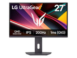 LG UltraGear IPS QHD Gaming Monitor 27G610A-B, 27", 2560x1440, 200Hz, 1ms, HDMI*2 - DP, HAS - PIVOT