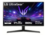 LG UltraGear IPS Gaming Monitor 27GS60F-B, 27", Full HD, 180Hz, 1ms, 1000:1, HDMI - DP, HDR10