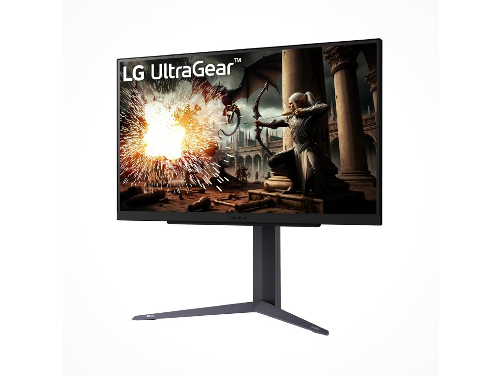 LG UltraGear IPS Gaming Monitor 27GS75Q-B, 27", QHD 2560 x 1440, 180Hz, 1ms, HDMI*2 - DP, HAS - PIVOT
