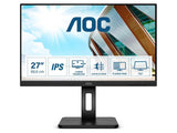 AOC LED IPS Monitor 27P2Q 27", Full HD 1920x1080, 100Hz, 4 ms, VGA - DP - HDMI - DVI-D, USB, 2W x 2, HAS