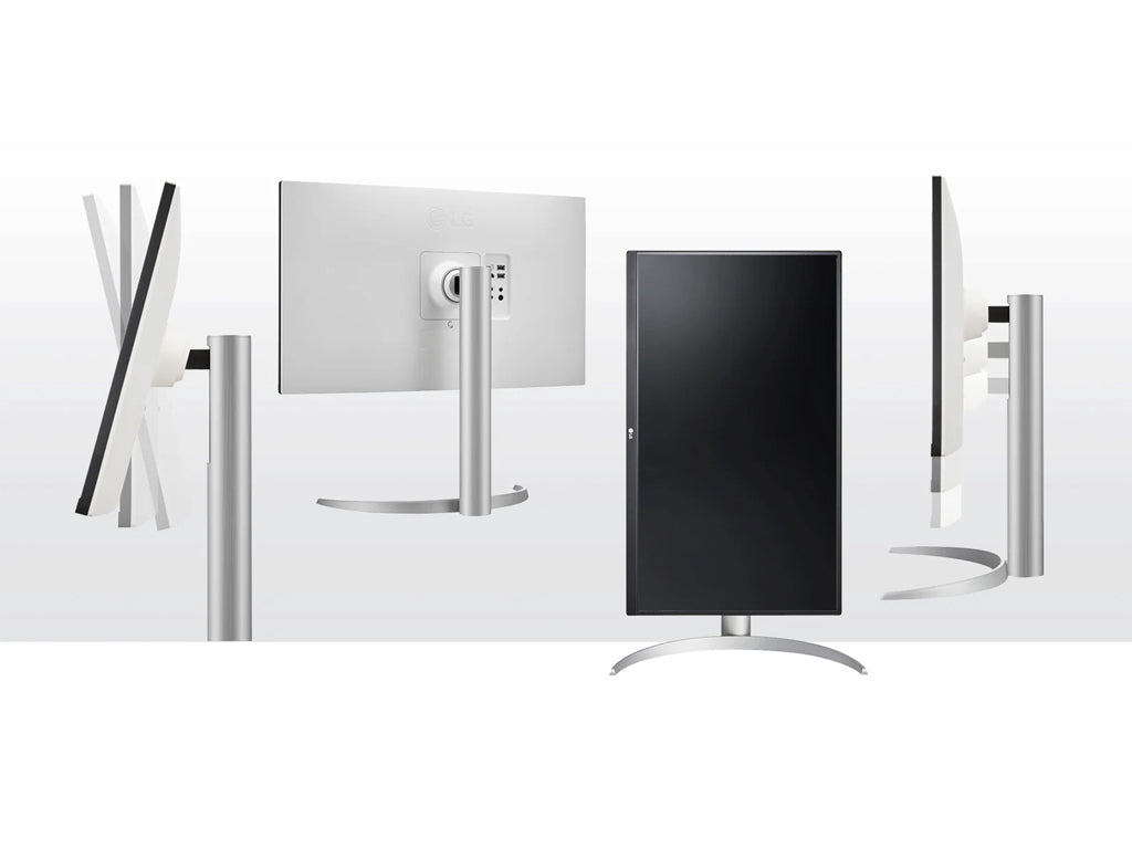LG LED 4K IPS Monitor 27UP85NP-W,27",3840x2160,1000:1,5 ms,HDMI*2 - DP*1 - USB-C, HDR10,Pivot,HAS,USB