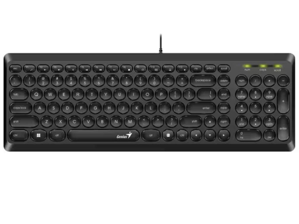 Genius Tastatura SlimStar Q200, USB, Black,US