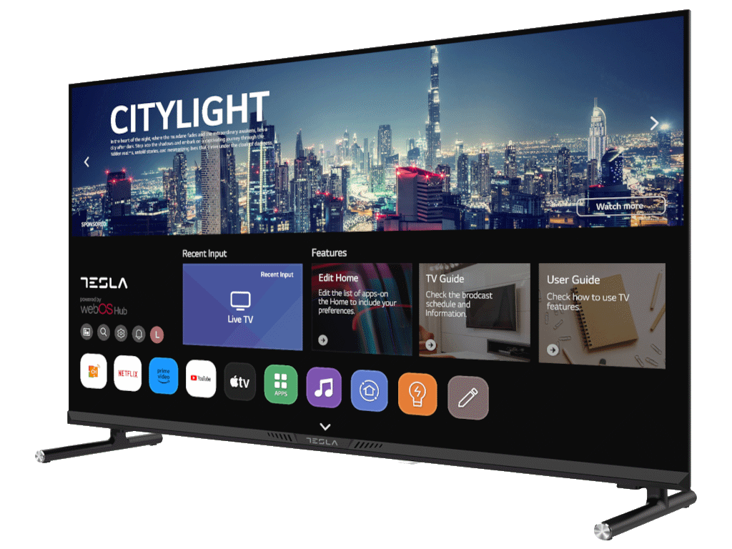 Tesla 32E645BHW LED TV 32" HD ready, WebOS smart, ThinQ AI, Air Play, Miracast,  DVB-T2 - C - S2