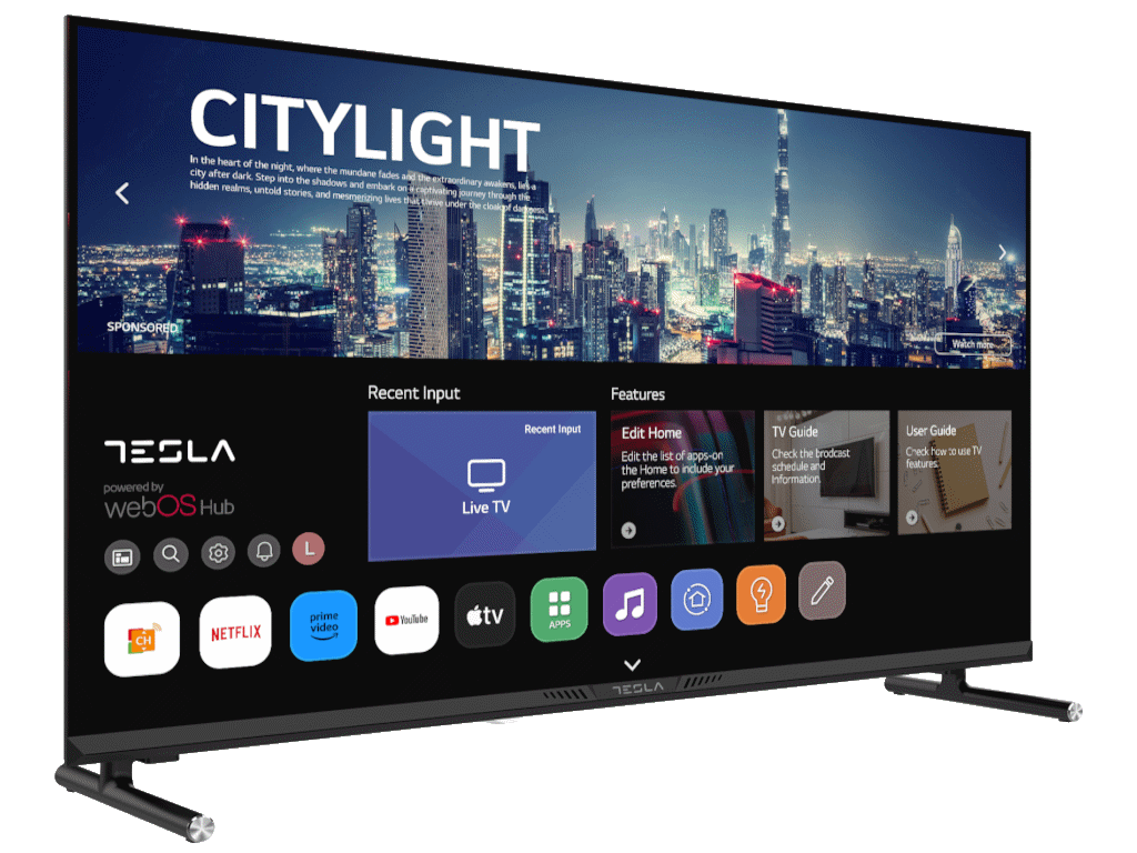 Tesla 32E645BHW LED TV 32" HD ready, WebOS smart, ThinQ AI, Air Play, Miracast,  DVB-T2 - C - S2
