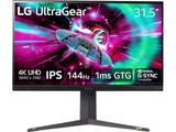 LG UltraGear Monitor 32GR93U-B, 31.5" UHD 3840x2160, 144Hz, 1 ms, 3000:1, 400cd - m2, HDMI*2 - DP,USB