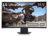 LG UltraGear Curved Monitor 32GS60QC-B, 31.5" QHD 2560x1440, 180Hz, 1 ms, 3000:1, HDMI*2 - DP, HDR10