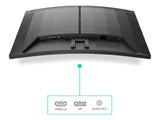 PHILIPS Evnia Gaming LED Curved Monitor 32M2C3500L, 31.5", QHD, 180Hz, 0.5 ms, 3500:1, HDMI*2 - DP