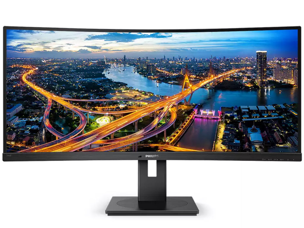 PHILIPS Curved UltraWide Monitor 346B1C, 34", 3440 x 1440, 4ms, 3000:1, DP - HDMI - USB-C