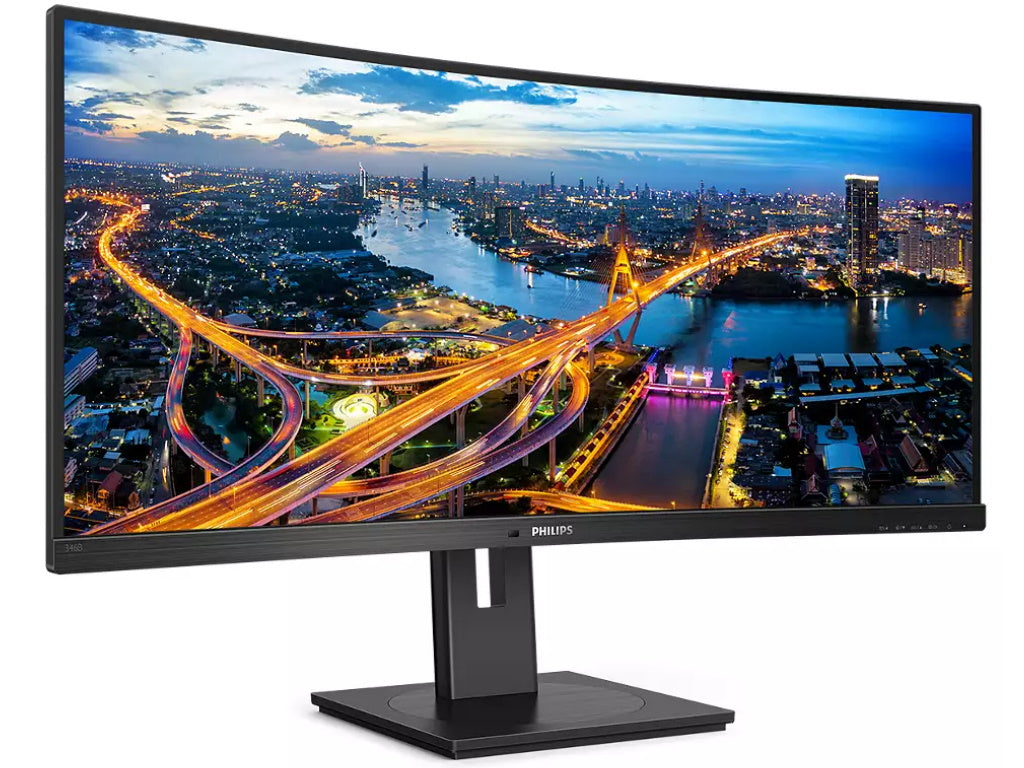 PHILIPS Curved UltraWide Monitor 346B1C, 34", 3440 x 1440, 4ms, 3000:1, DP - HDMI - USB-C