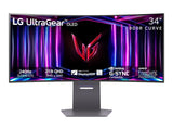 LG 34" 34GS95QE-B UltraGear OLED Curved Gaming Monitor, WQHD 3440x1440, 240Hz, 0.03ms, DP - HDMI*2 - USB