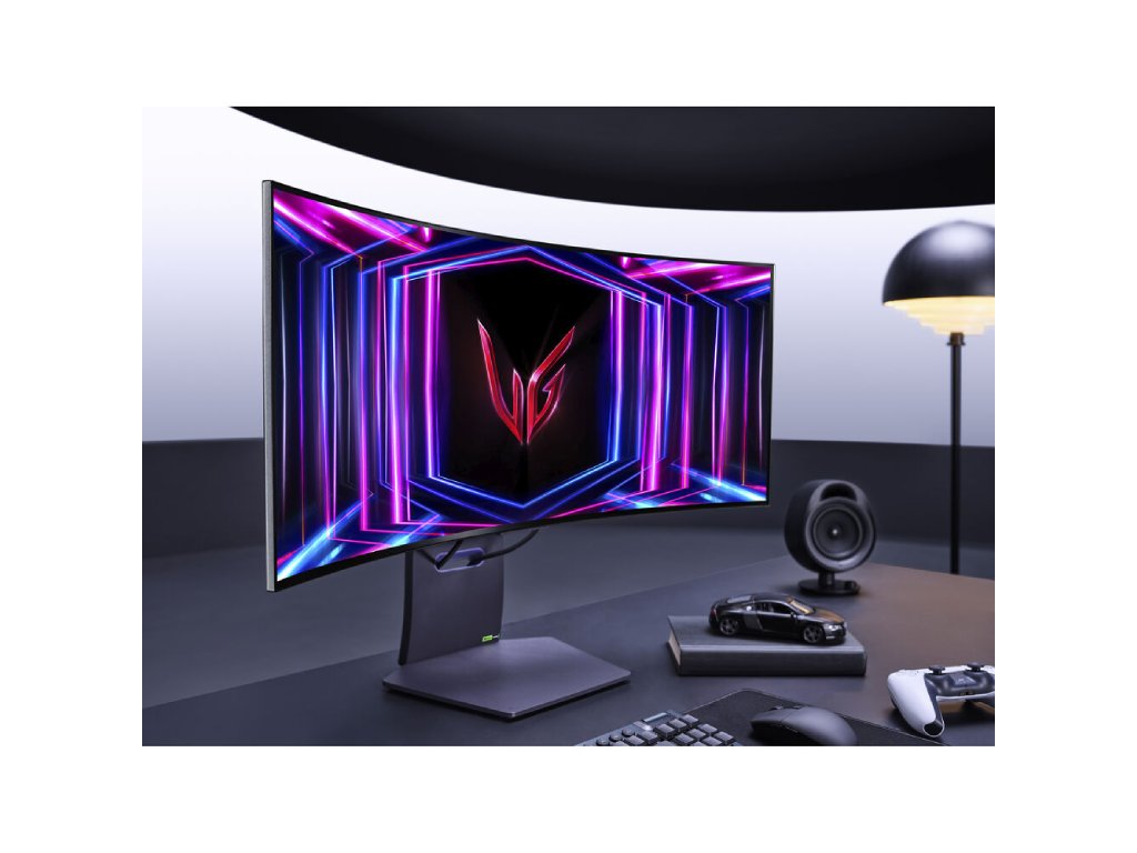 LG 34" 34GS95QE-B UltraGear OLED Curved Gaming Monitor, WQHD 3440x1440, 240Hz, 0.03ms, DP - HDMI*2 - USB