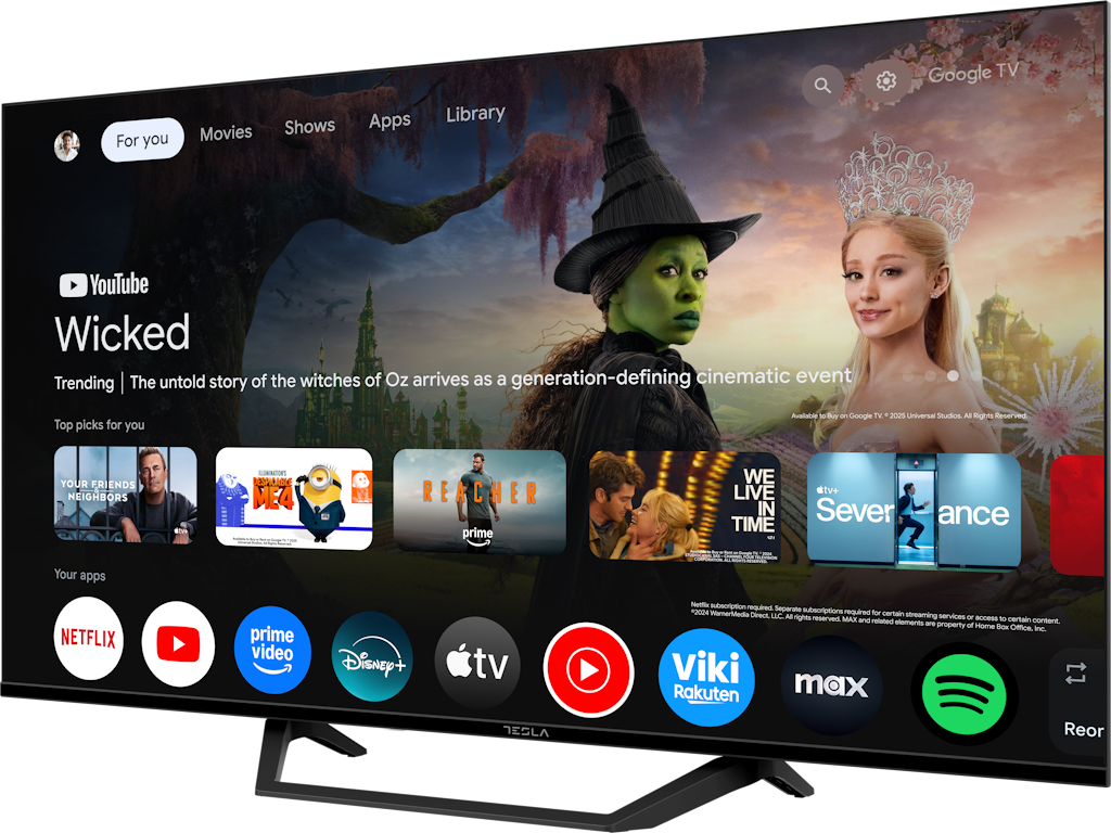 Tesla 40E655BFS LED TV 40" full HD, Google smart, HDMI x 3, USB x 2, DVB-T - T2 - C - S - S2
