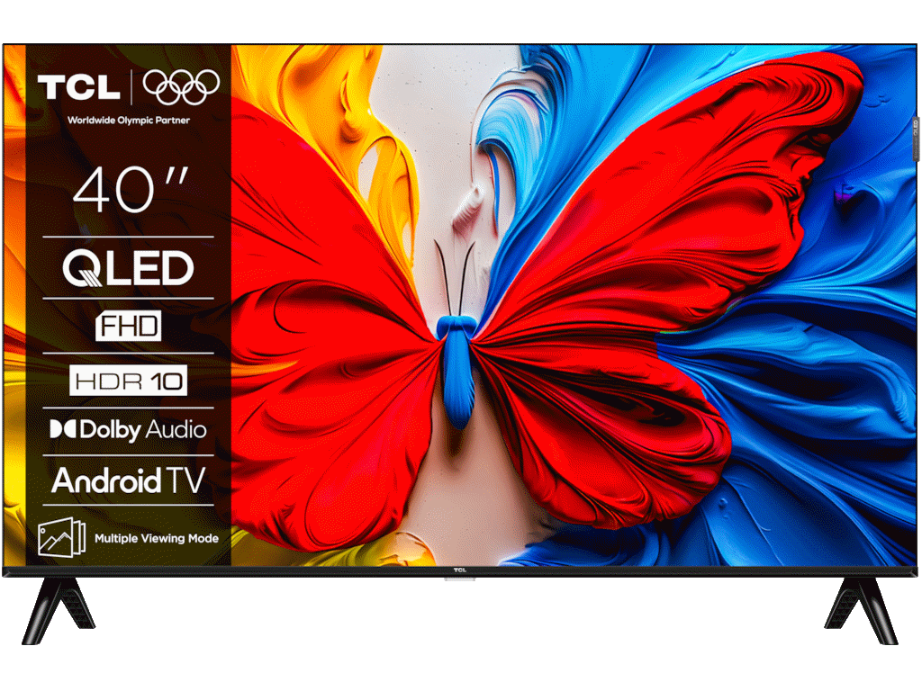 TCL 40S5K QLED TV 40" full HD, Android smart, Colorful Quantum Crystal, slim dizajn (bez okvira)