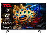 TCL 43C655 QLED TV 43" ultra HD, Google TV smart, AiPQ Pro Processor, T-screen Pro