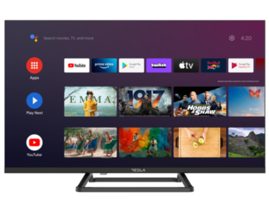 Tesla 43E635BFS LED TV 43" full HD, Android 11 smart TV, HDMI x 3, USB x 2, DVB-T2 - C - S2