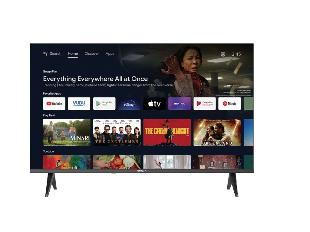 Tesla 43E635BFS LED TV 43" full HD, Android 11 smart TV, HDMI x 3, USB x 2, DVB-T2 - C - S2