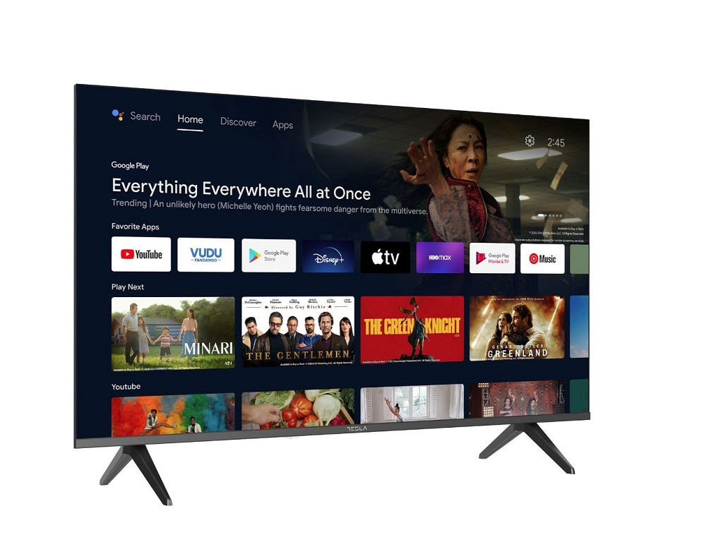 Tesla 43E635BFS LED TV 43" full HD, Android 11 smart TV, HDMI x 3, USB x 2, DVB-T2 - C - S2