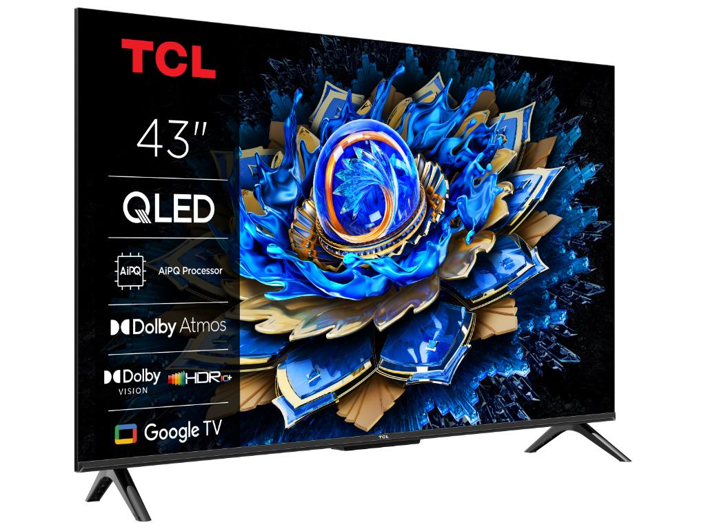 TCL 43T69C QLED TV 43" ultra HD, Google TV smart