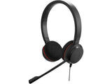 JABRA Evolve 20 MS Stereo Professional USB Headset, Noise-cancelling microphone