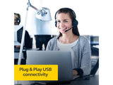 JABRA Evolve 20 MS Stereo Professional USB Headset, Noise-cancelling microphone