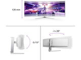 PHILIPS Gaming Monitor 49M2C8900 49" QD OLED 5120x1440, 240 Hz,0.03 ms,HDMI 2.1 x2 - DP - USB-C - 7.5 W x4