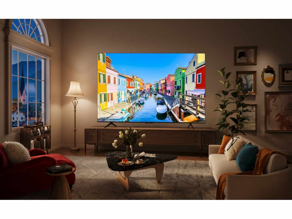 TCL 50C655 QLED TV 50" ultra HD, Google TV smart, AiPQ Pro Processor, T-screen Pro