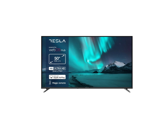 Tesla 50E655BUW LED TV 50" ultra HD, WebOS smart, Magic remote, ThinQ AI, DVB-T2 - C - S2