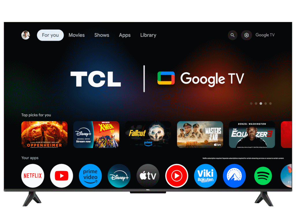 TCL 50V6B LED TV 50" ultra HD, Google TV smart, 4K HDR, Micro dimming, Dolby audio, bez okvira