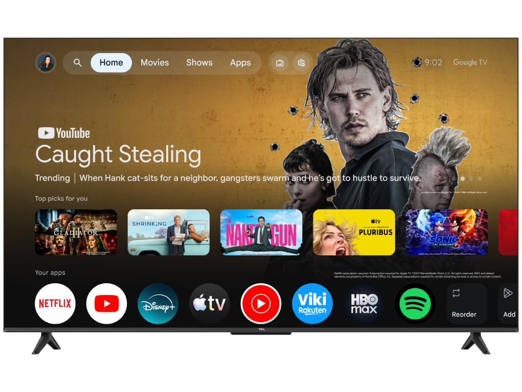 TCL 55P6L LED TV 55" ultra HD, Google TV smart, 4K HDR, DVB-T2 - C - S2, dizajn bez ivica