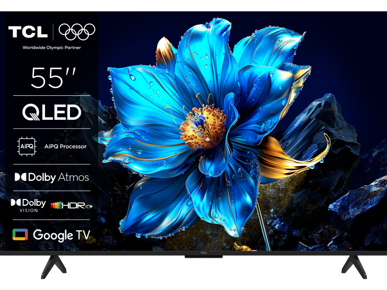 TCL 55P7K QLED TV 55" ultra HD, Google TV smart, AiPQ processor, Dolby Atmos,slim dizajn(bez okvira)