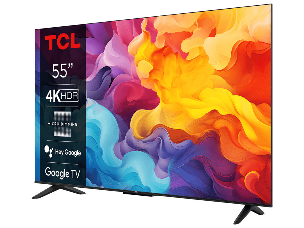 TCL 55V6B LED TV 55" ultra HD, Google TV smart, 4K HDR, Micro dimming, Dolby audio, bez okvira