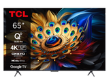 TCL 65C655 QLED TV 65" ultra HD, Google TV smart, AiPQ Pro Processor, T-screen Pro