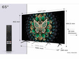 TCL 65C6K mini LED TV 65" ultra HD, Google TV smart, 512 Local Dimming Zones, 144Hz, Onkyo 2.1