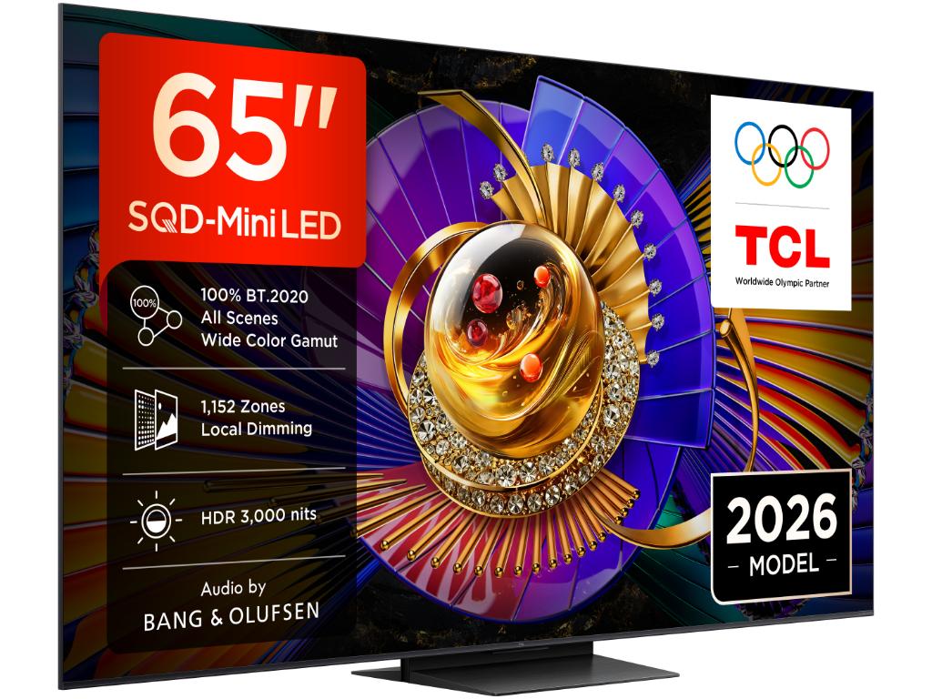 TCL 65C7L SQD-Mini LED TV 65" ultra HD, Google TV, 1152 Preciznih zona zatamnjivanja, Bang&Olufsen