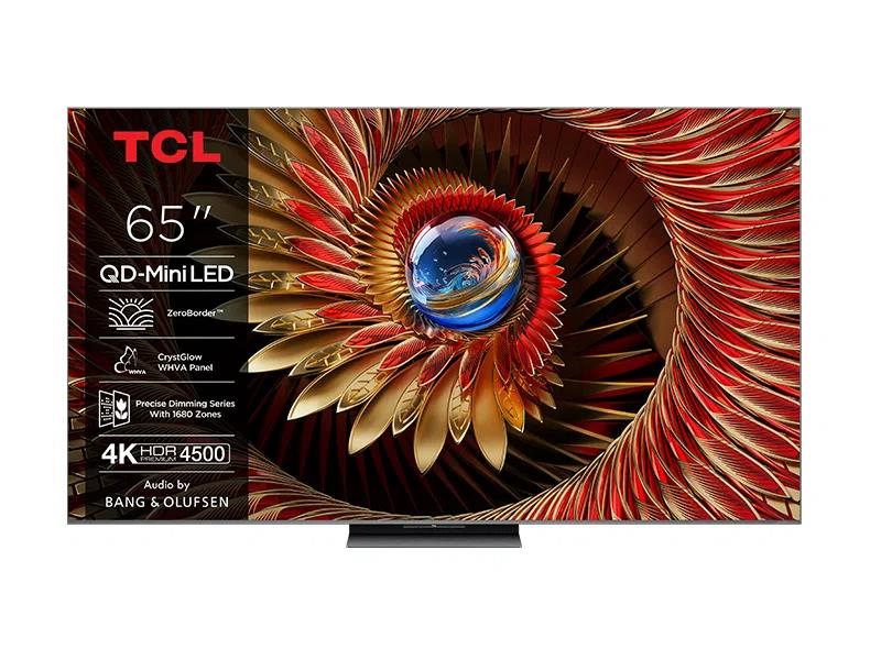 TCL 65C8K QD-mini LED TV 65", Google TV OS, refresh rate 144Hz, Bang&Olufsen audio, ZeroBorder