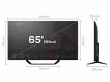Tesla 65E655BUS LED TV 65" ultra HD, Google TV smart, DVB-T2 - C - S2