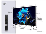 TCL 65P7K QLED TV 65" ultra HD, Google TV smart, AiPQ processor, Dolby Atmos,slim dizajn(bez okvira)