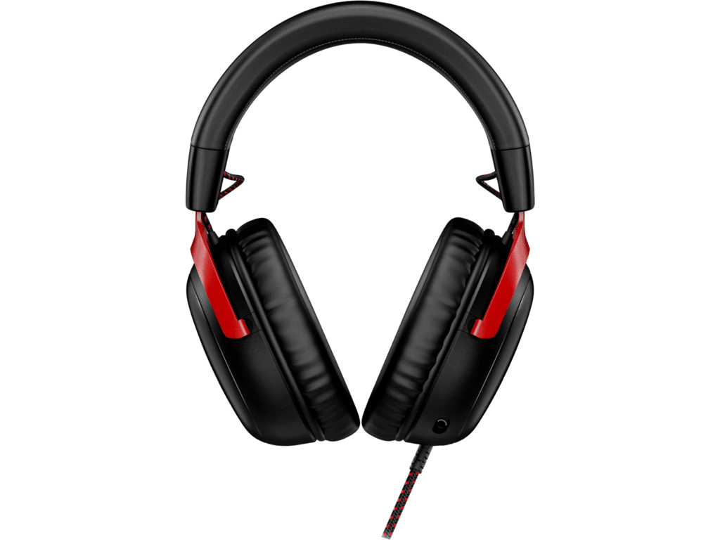 HyperX Cloud III Wired Gaming Headset USB-A 3.55mm - Over-ear - Noice cancelling mic - black-red